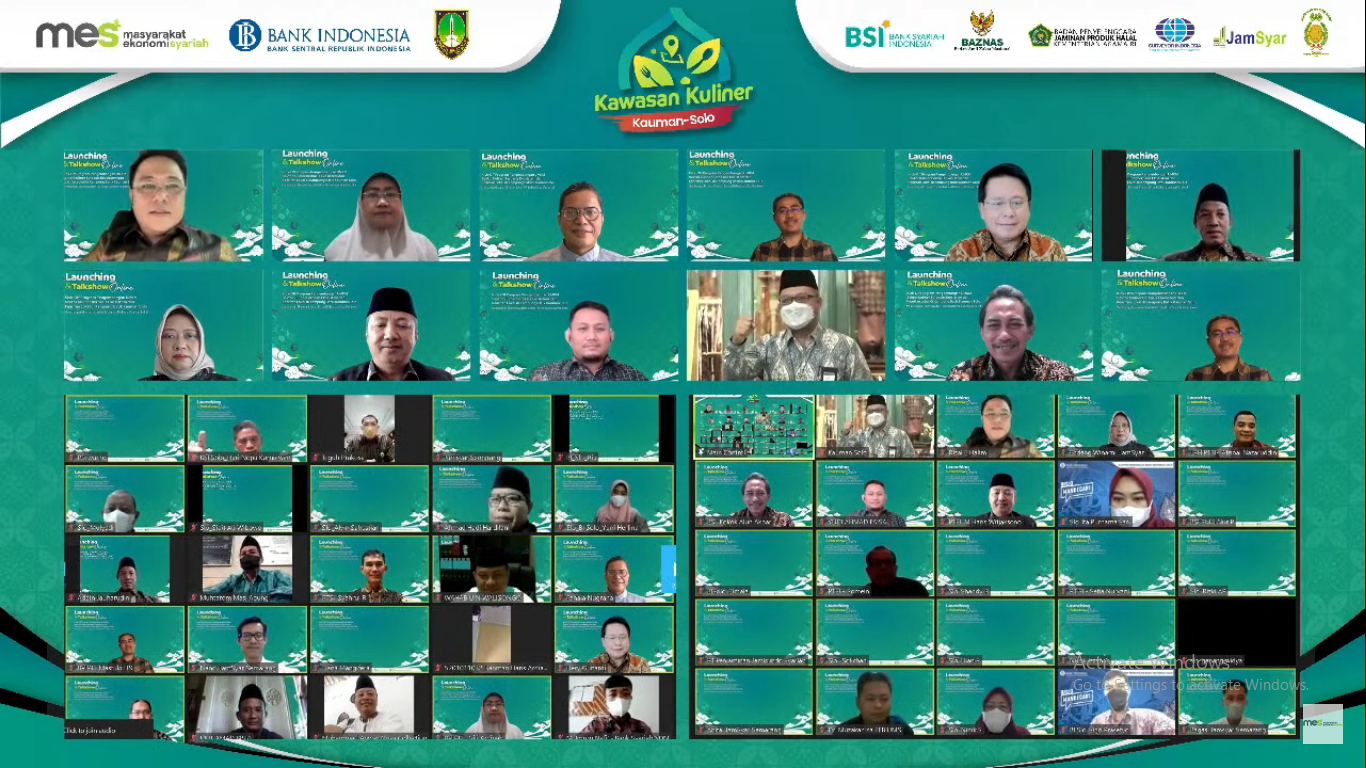 MES Luncurkan Program Pengembangan Sektor Kuliner Halal Berbasis Ekosistem dan Kearifan Lokal di Kampung Kauman Solo