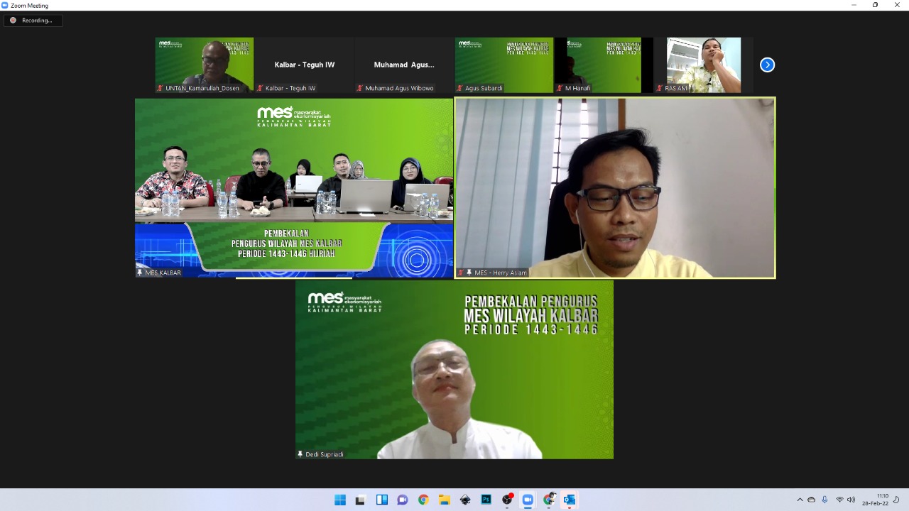 MES Kalbar Selenggarakan Workshop Keorganisasian