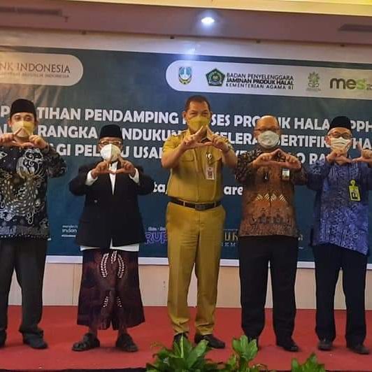 Bank Indonesia Solo dan MES Selenggarakan Pelatihan Pendamping Proses Produksi Halal
