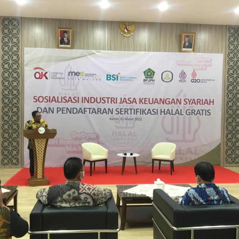 OJK dan MES Kota Malang Percepat Pengembangan Industri Halal Daerah