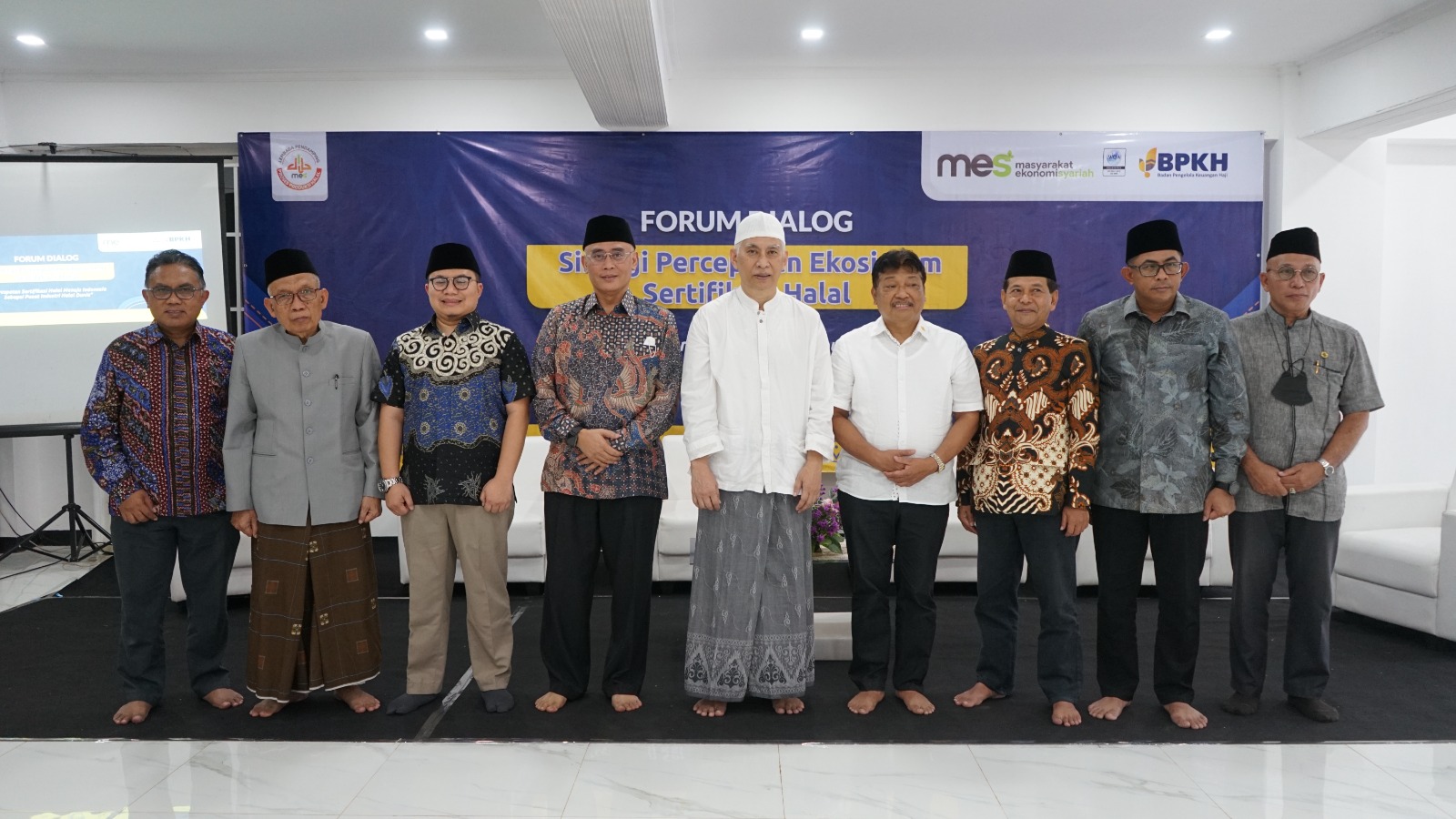 Kolaborasi MES dan BPKH Selenggarakan Dialog Percepatan Ekosistem Sertifikasi Halal